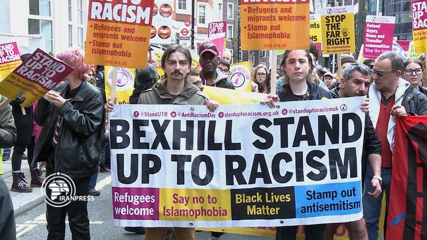 Anti-racism demonstrations in London