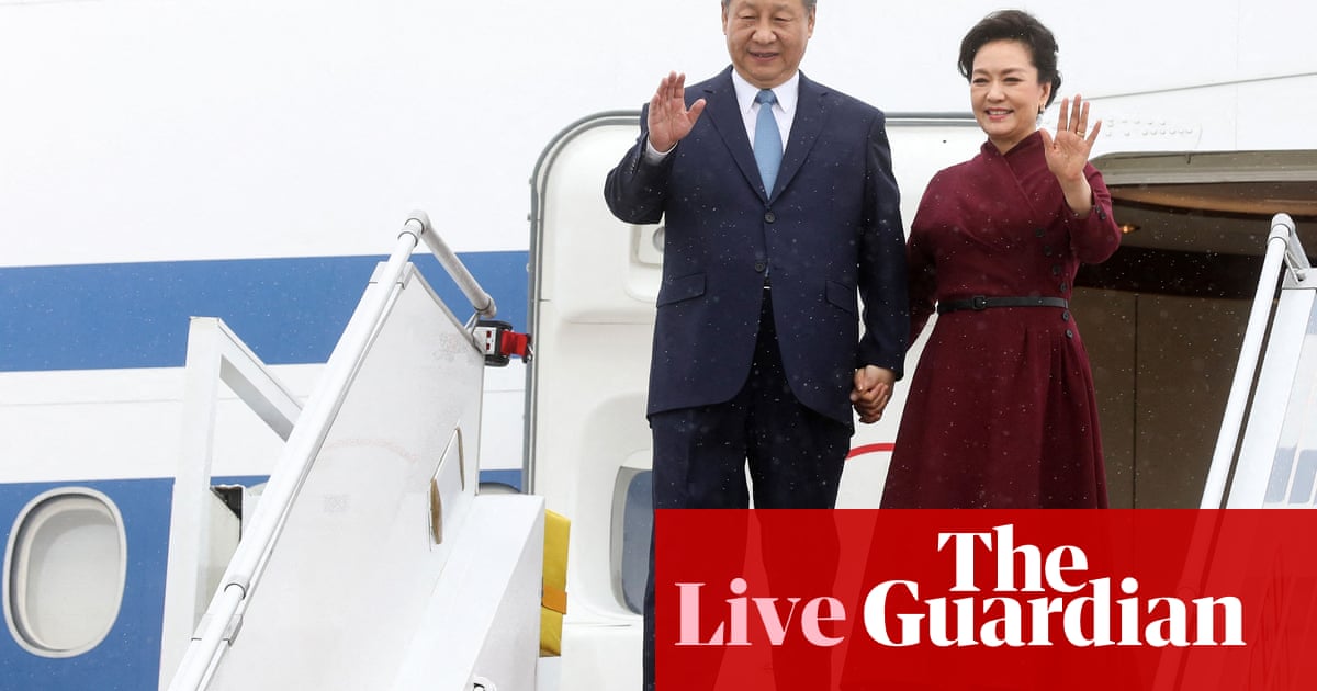 Europe live: China’s Xi arrives in Paris with trade and Ukraine on agenda | World news