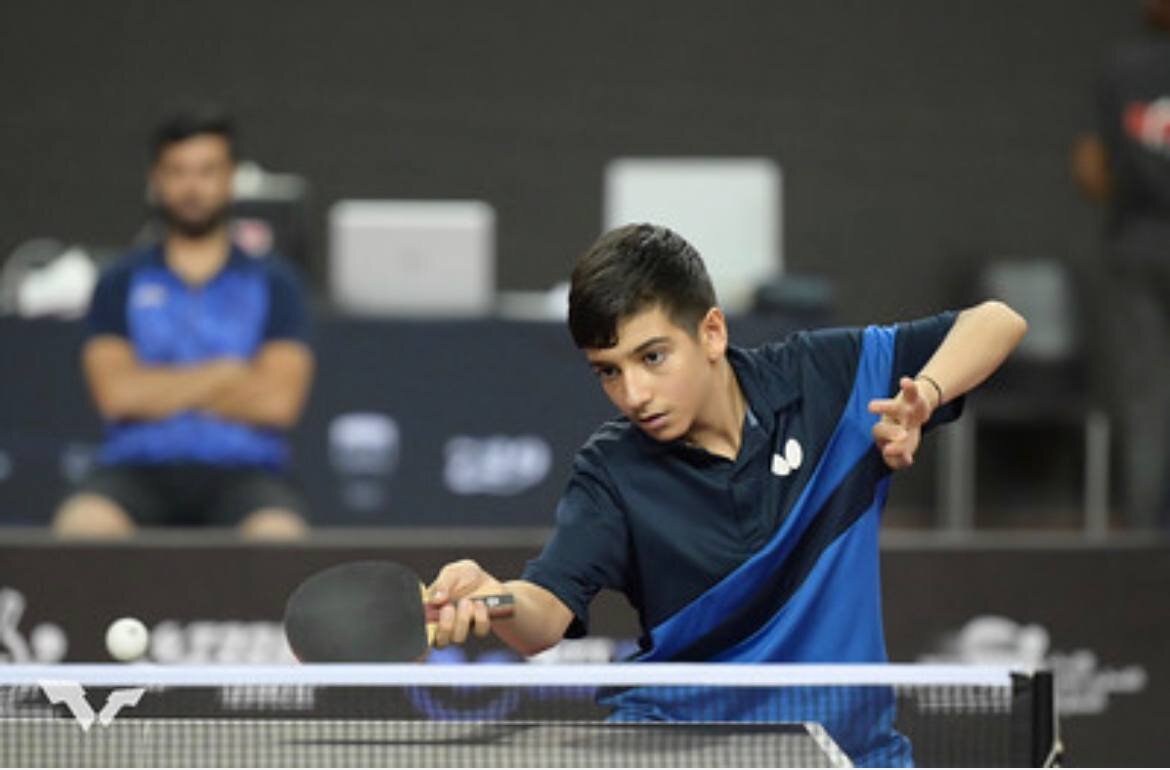 Iran’s 14-year-old Faraji makes history in Asian Table Tennis Championships