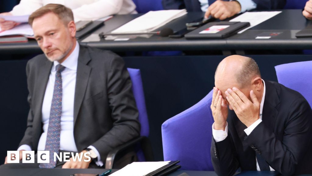 German coalition at risk of collapse after Scholz fires key minister