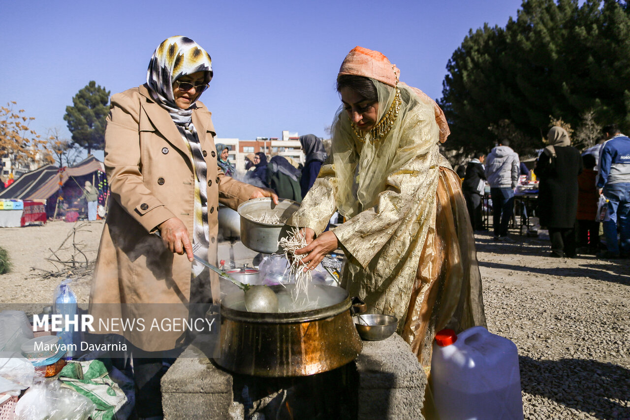 Ash Reshteh festival in Iran's Bojnurd