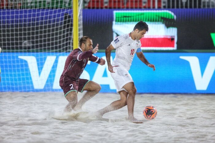 Iran beach soccer edge Belarus in friendly