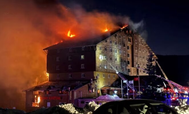 Death toll in Turkey’s Kartalkaya ski resort fire rises to 66