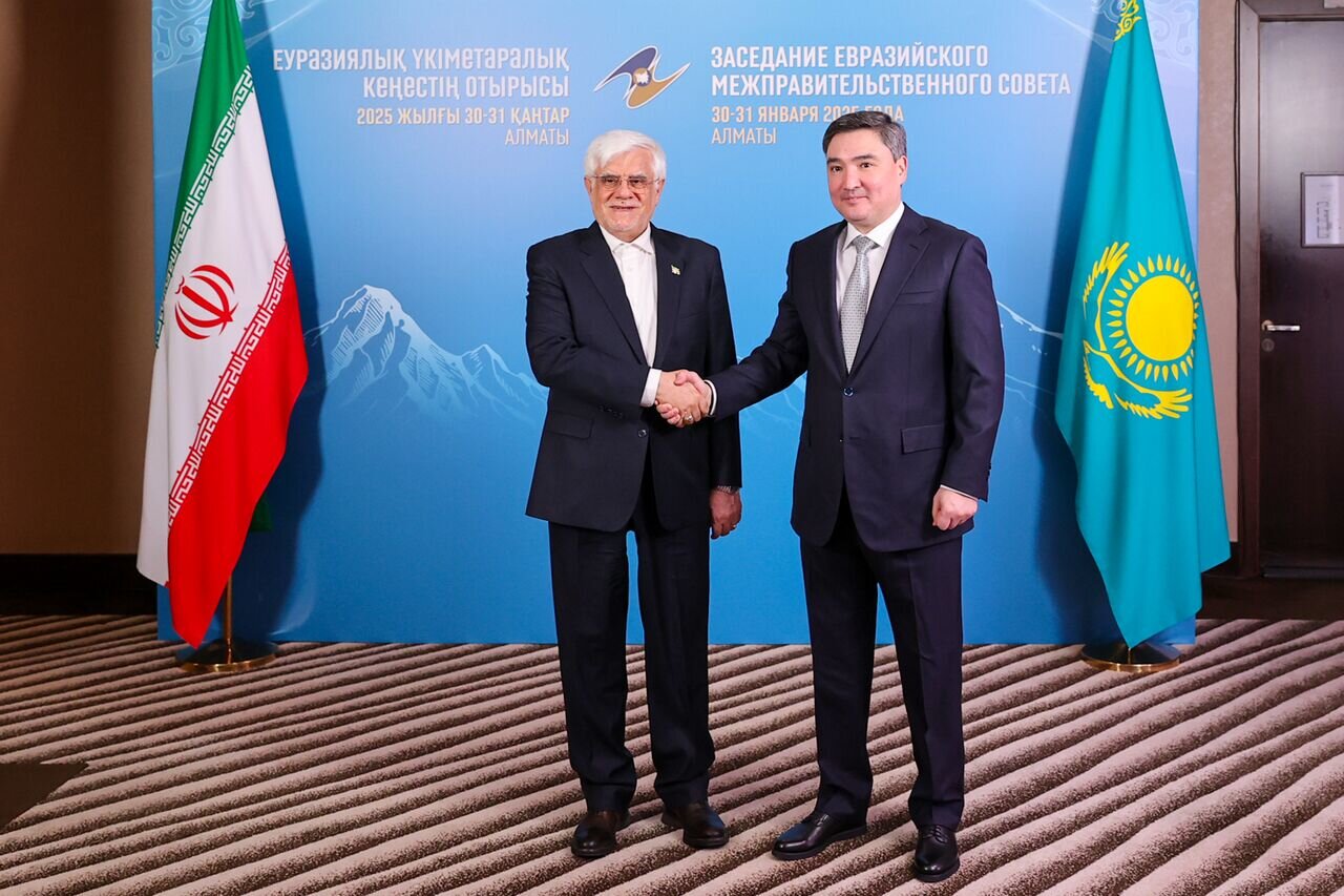 Iran’s VP attends Eurasian Intergovernmental Council in Almaty