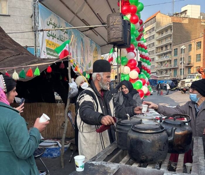 Cultural booths on sidelines of 22 Bahman rallies