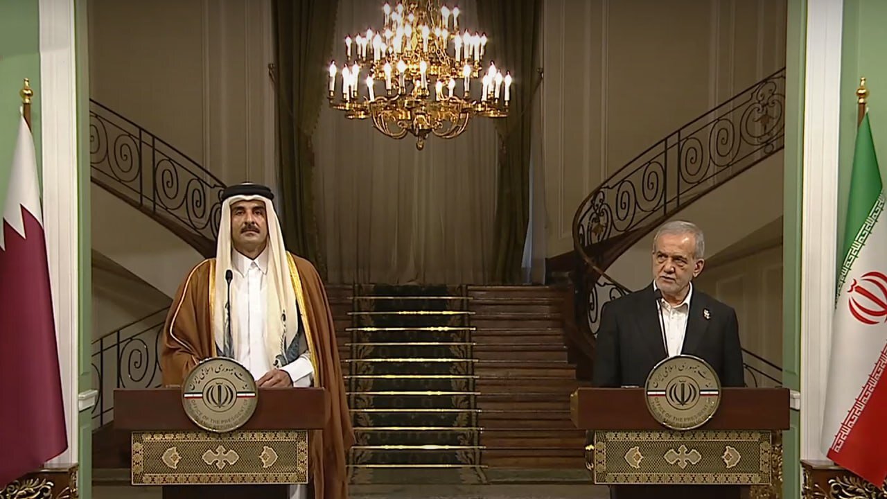 Pezeshkian, Qatari Emir stress expansion of trade ties