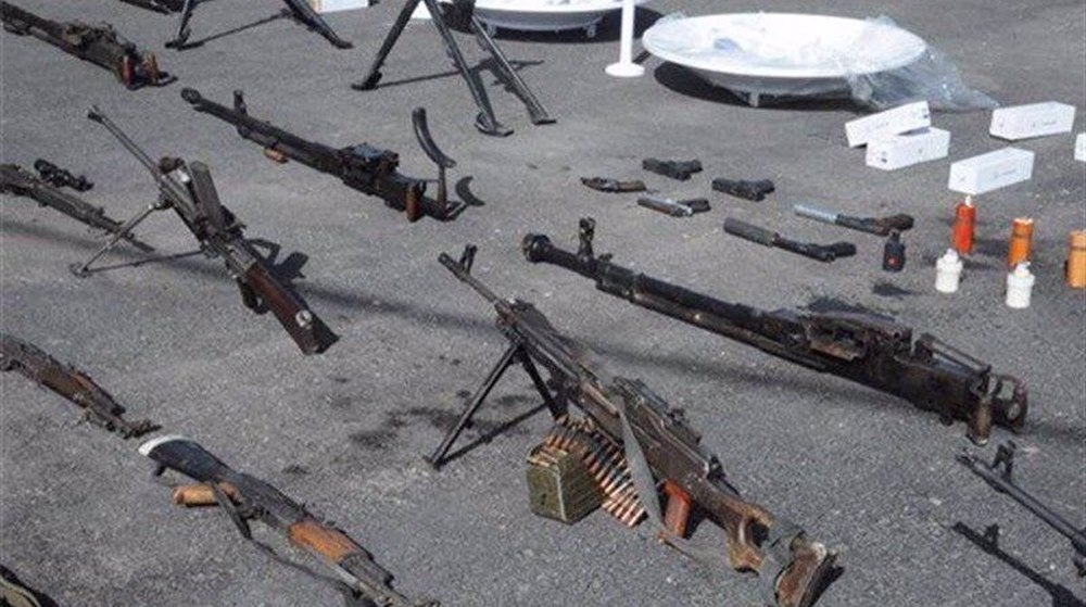 Iranian intelligence forces bust Takfiri terror network, seize weapon cache