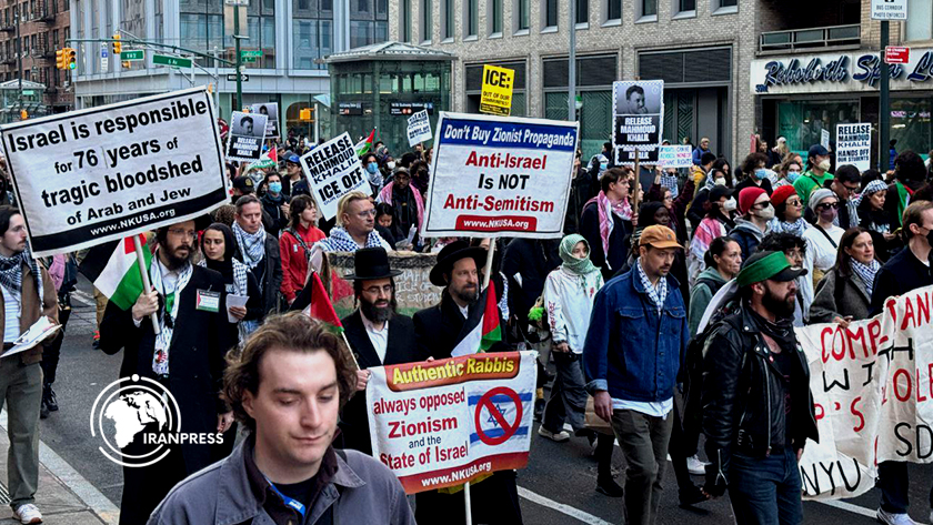 Protesters in NY. Urge Releasing Palestinian Activist