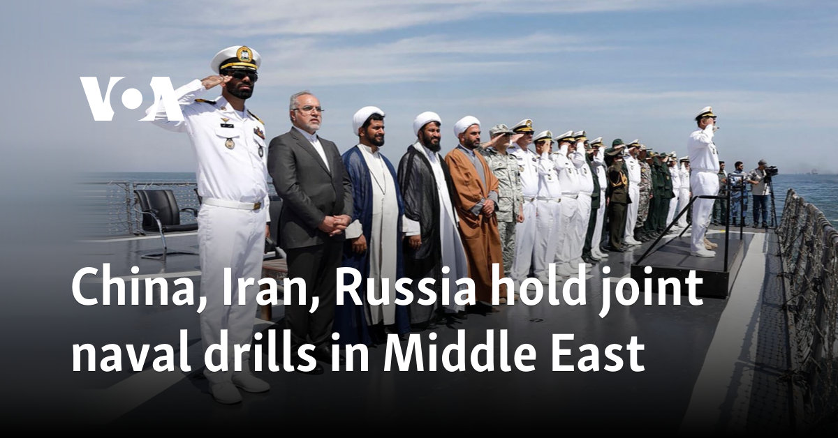 China, Iran, Russia hold joint naval drills in Middle East