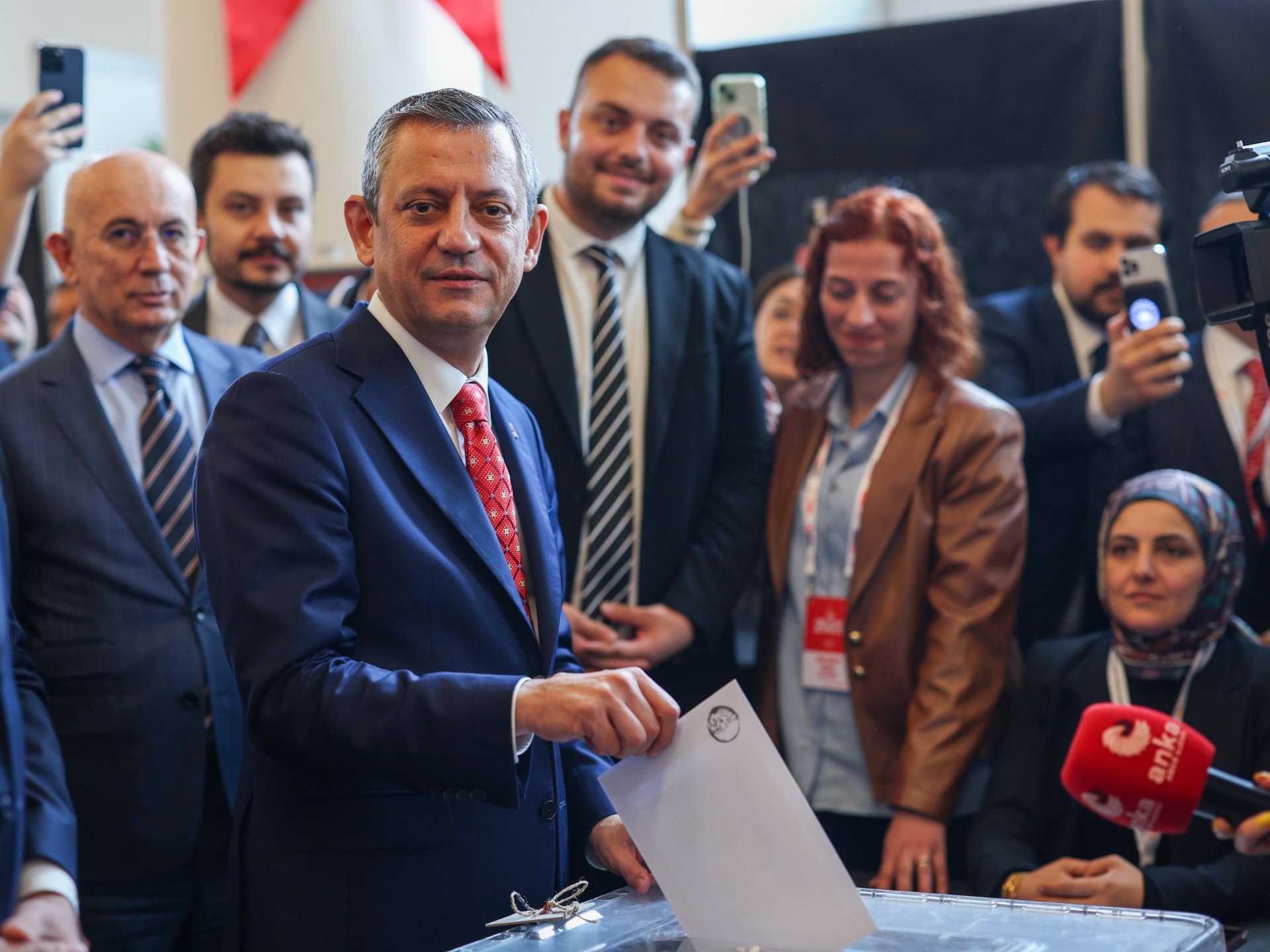 Turkiye’s opposition leader Ozgur Ozel re-elected as CHP party chairman | News