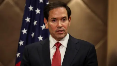 Reuters US Secretary of State Marco Rubio speaks to press following a meeting of Nato foreign ministers in Turkey
