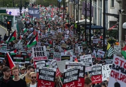 Thousands rally in London to condemn Britain’s support for Israel Thousands rally in London to condemn Britain’s support for Israel