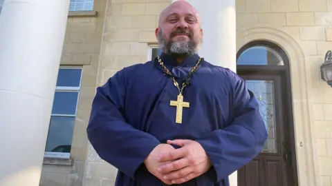BBC Father Moses McPherson, a Russian Orthodox priest