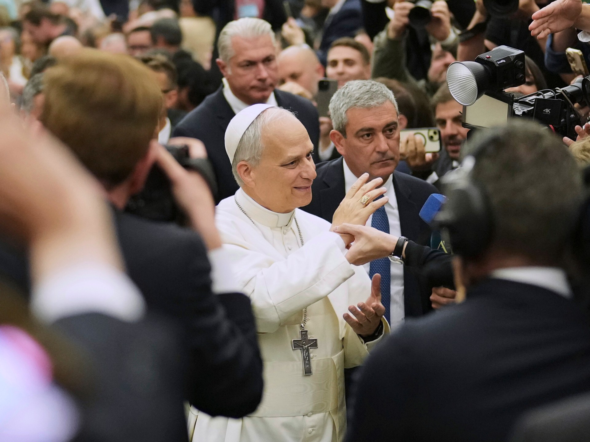 Pope Leo XIV urges freedom for imprisoned journalists | Freedom of the Press