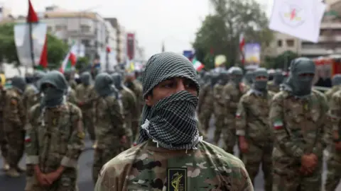 Islamic Revolutionary Guard Corps special forces (file photo) Members of Iran's Islamic Revolutionary Guard Corps special forces