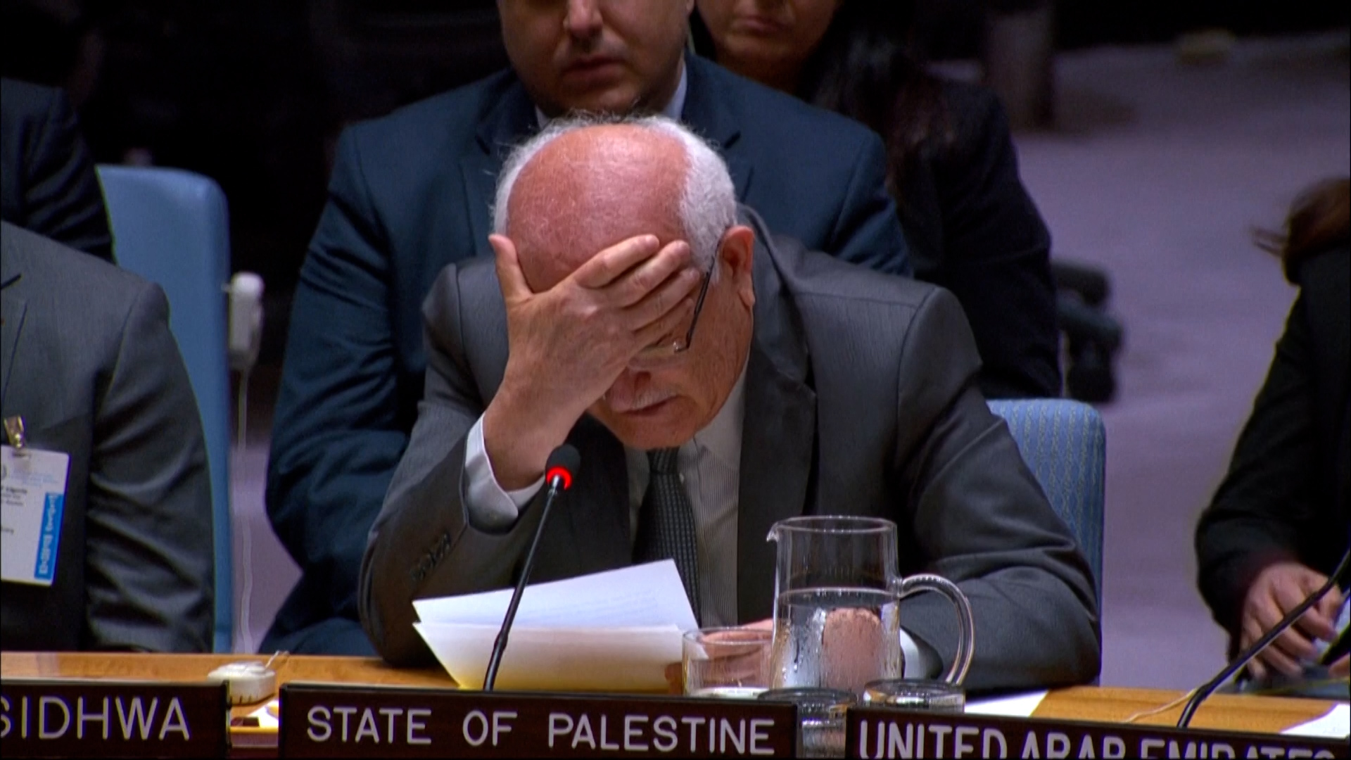 Palestinian UN envoy breaks down while recounting killed children in Gaza