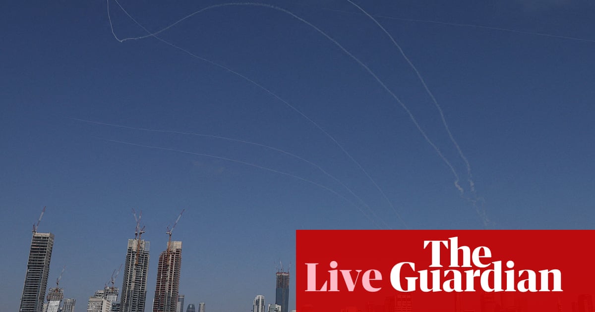 Iranian drones launched towards Israeli targets as US reportedly moves B-2 bombers to Guam – as it happened | Israel