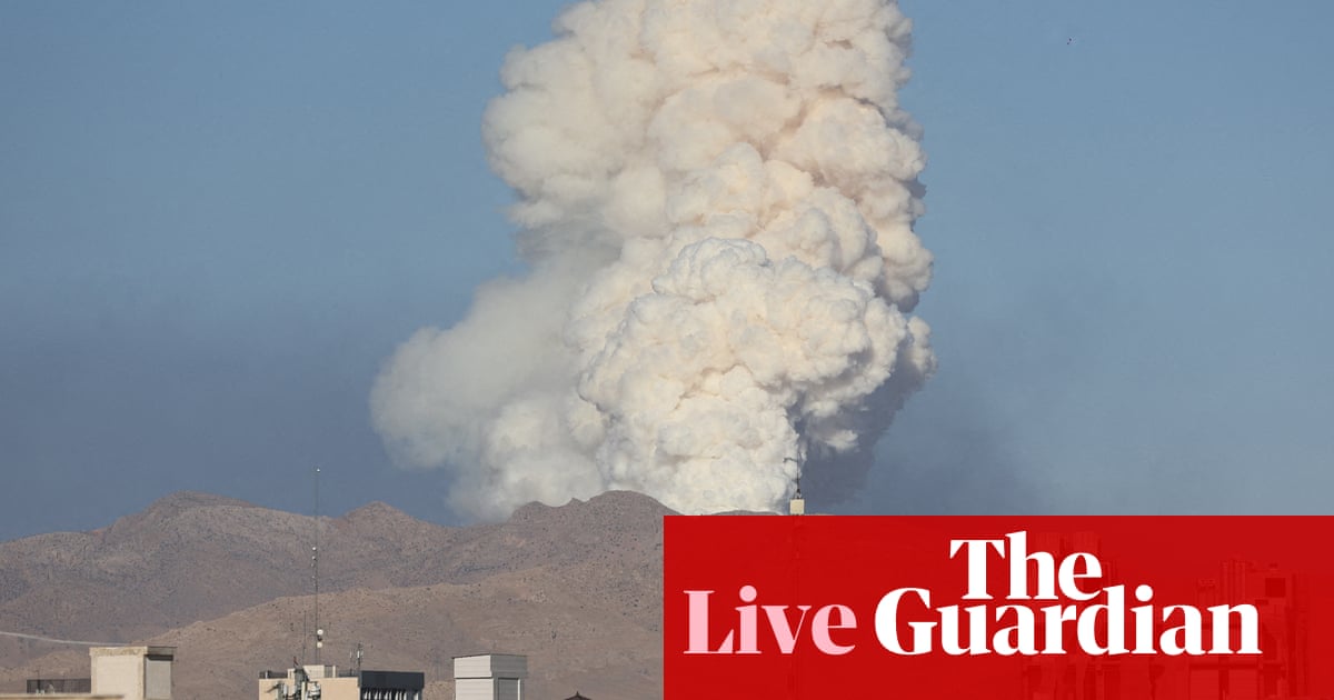 Trump claims Iran was ‘a few weeks away’ from nuclear weapon – as it happened | Israel