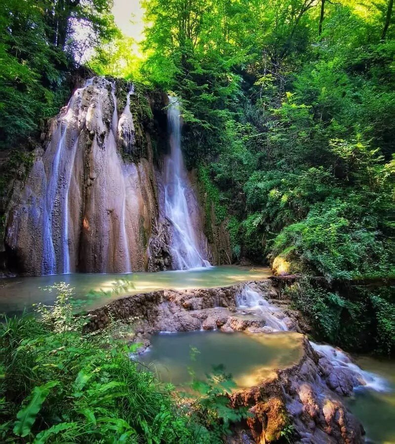 Eskelim waterfall, a gem in the heart of Savadkuh forests