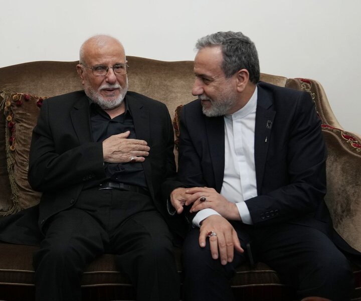 Iran's foreign minister meets Hassan Nasrallah's family