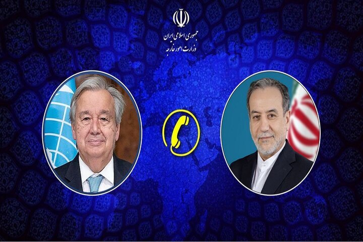 UN chief holds phone call with Iran FM over Israeli attacks