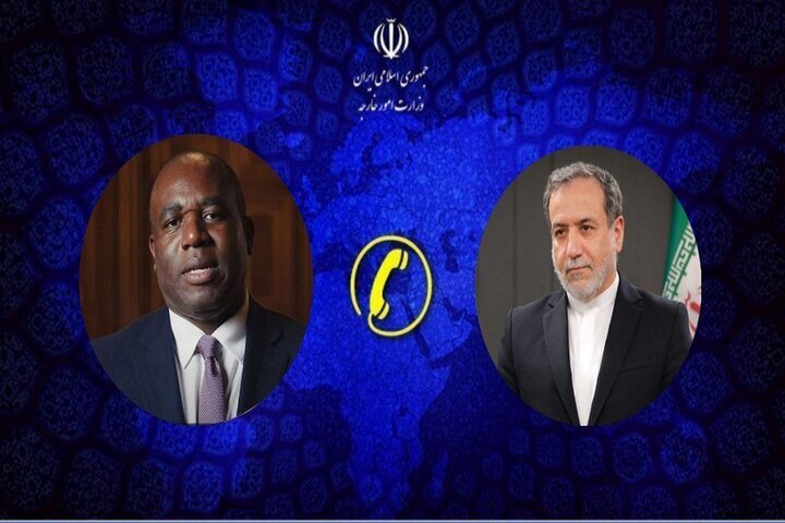 Iran, UK FMs hold phone call over Israeli aggression
