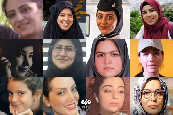 Not in battlefield nor in battle dress; they were women targeted by Zionist missiles