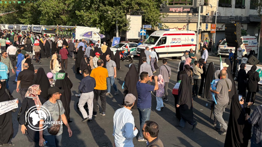 Iranians Hold 10-Kilometer Rallies for Qadir Amid Israeli aggression
