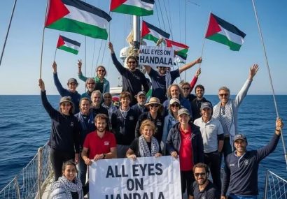 Black American activist beaten up after seizure of Handala ship Black American activist beaten up after seizure of Handala ship