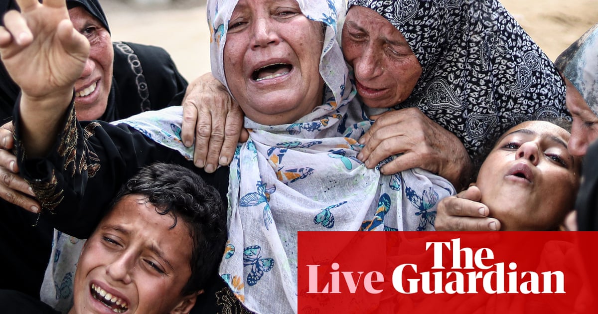 UN expert asks states to cut trade ties with Israel over ‘genocidal campaign’ in Gaza – as it happened | Israel-Gaza war