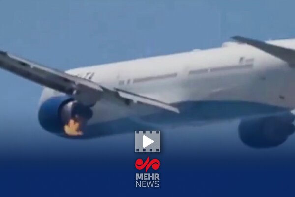 VIDEO: Boeing 767 makes emergency landing after catching fire