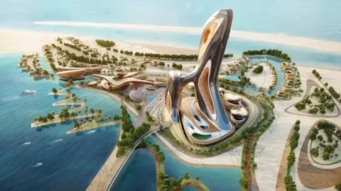 10 Design Architecture An architect's drawing of Akon City.