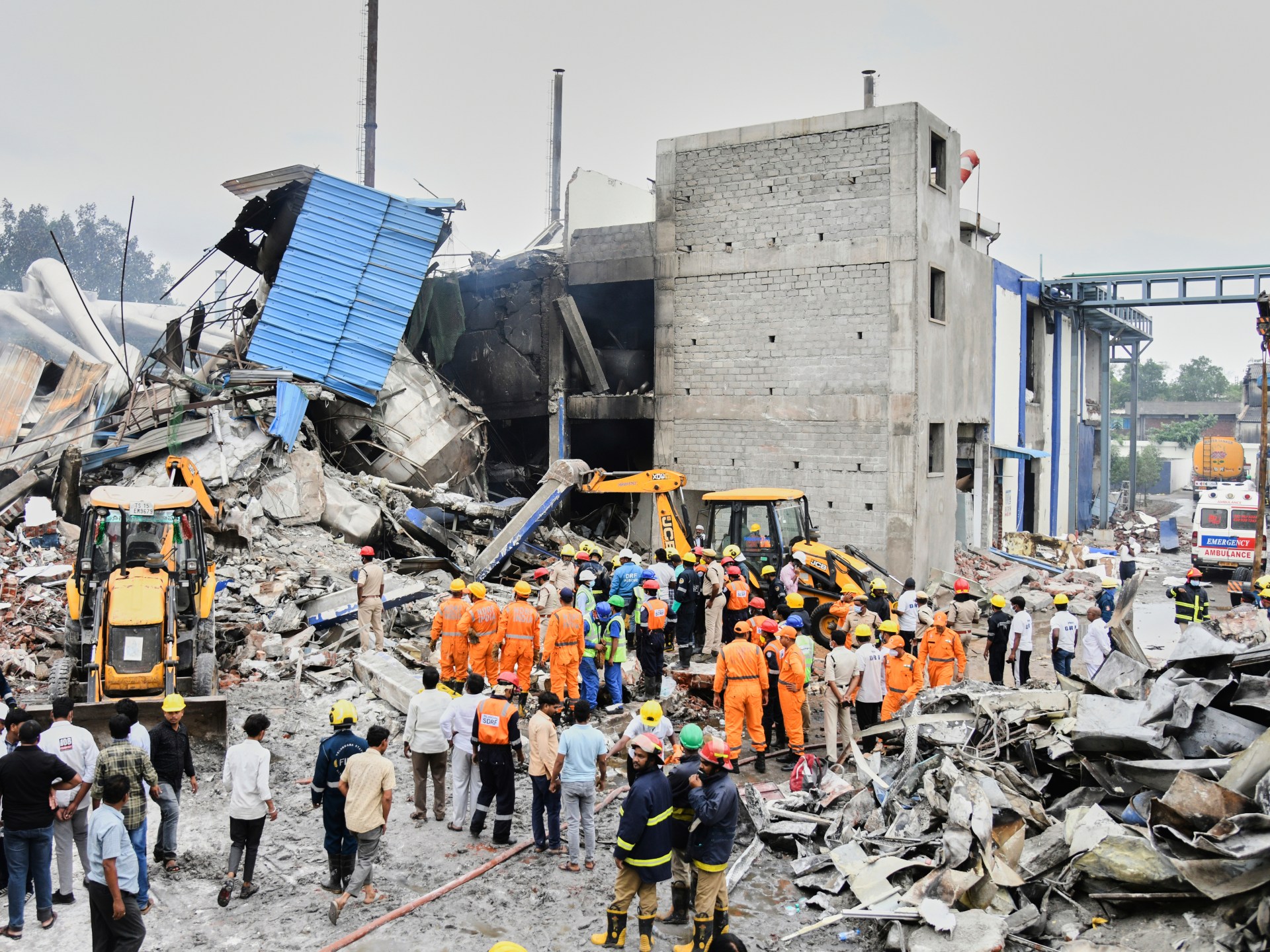 Death toll rises to 36 after India pharmaceutical factory blast, fire | Workers’ Rights News