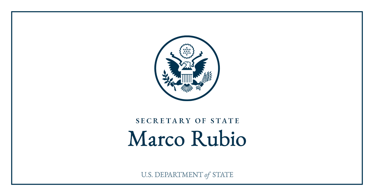 Secretary of State Marco Rubio with Maria Bartiromo of Fox Business Sunday Morning Futures