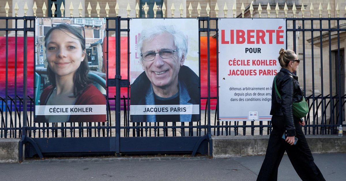 France says Iran sanctions hinge on detainees’ release