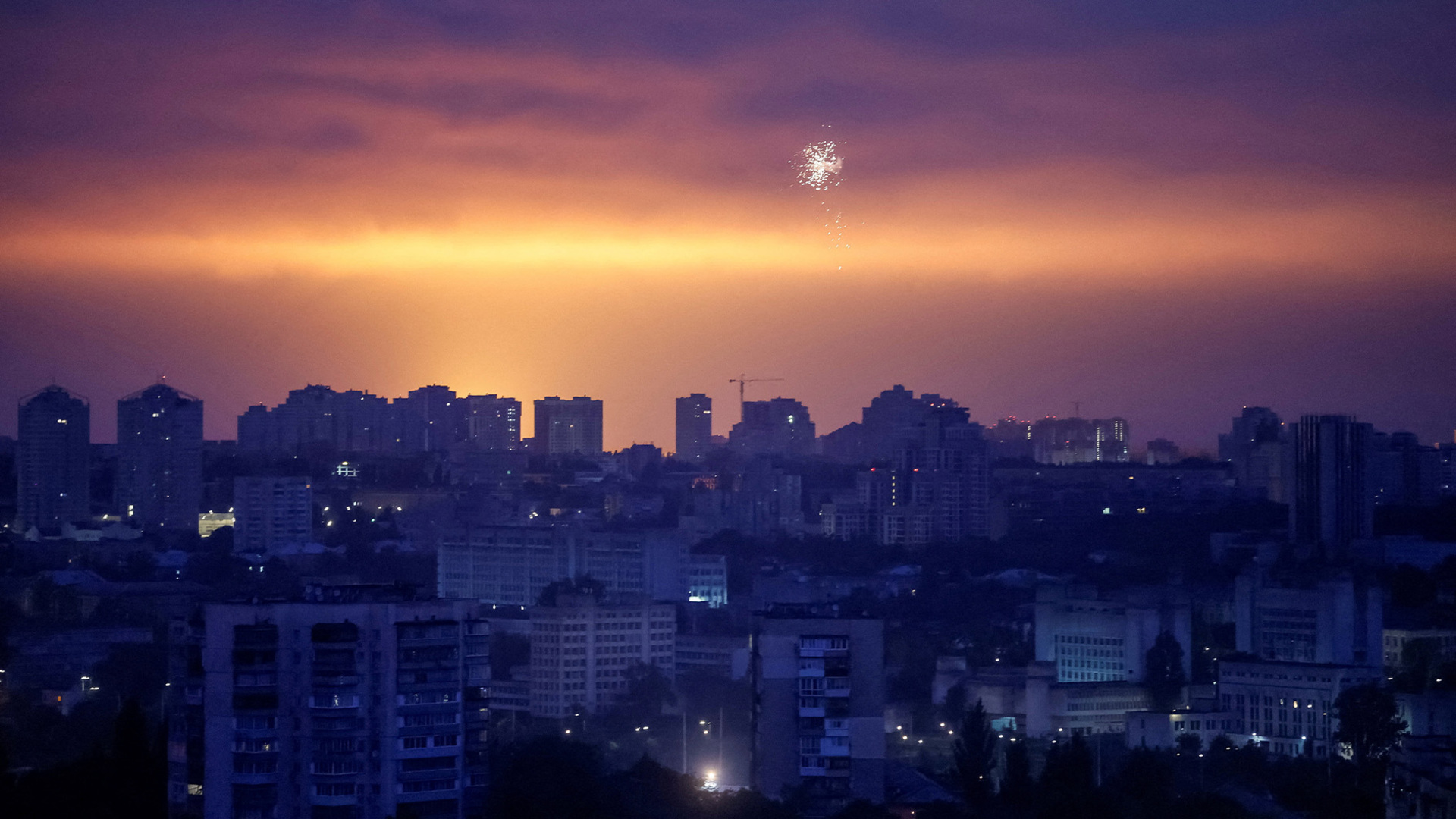 Video shows multiple blasts across Kyiv during deadly Russian attack | Russia-Ukraine war