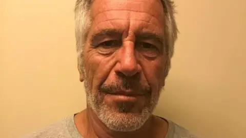 Reuters 2017 prison mugshot of Jeffrey Epstein
