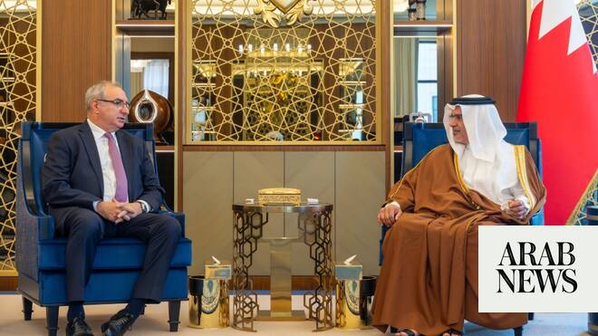 Bahraini crown prince affirms support for Palestine during meeting with Israeli ambassador