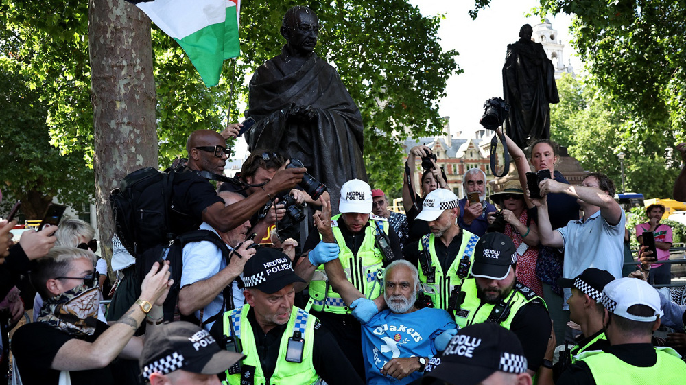 UK police arrest over 200 people at protest in support of Palestine Action