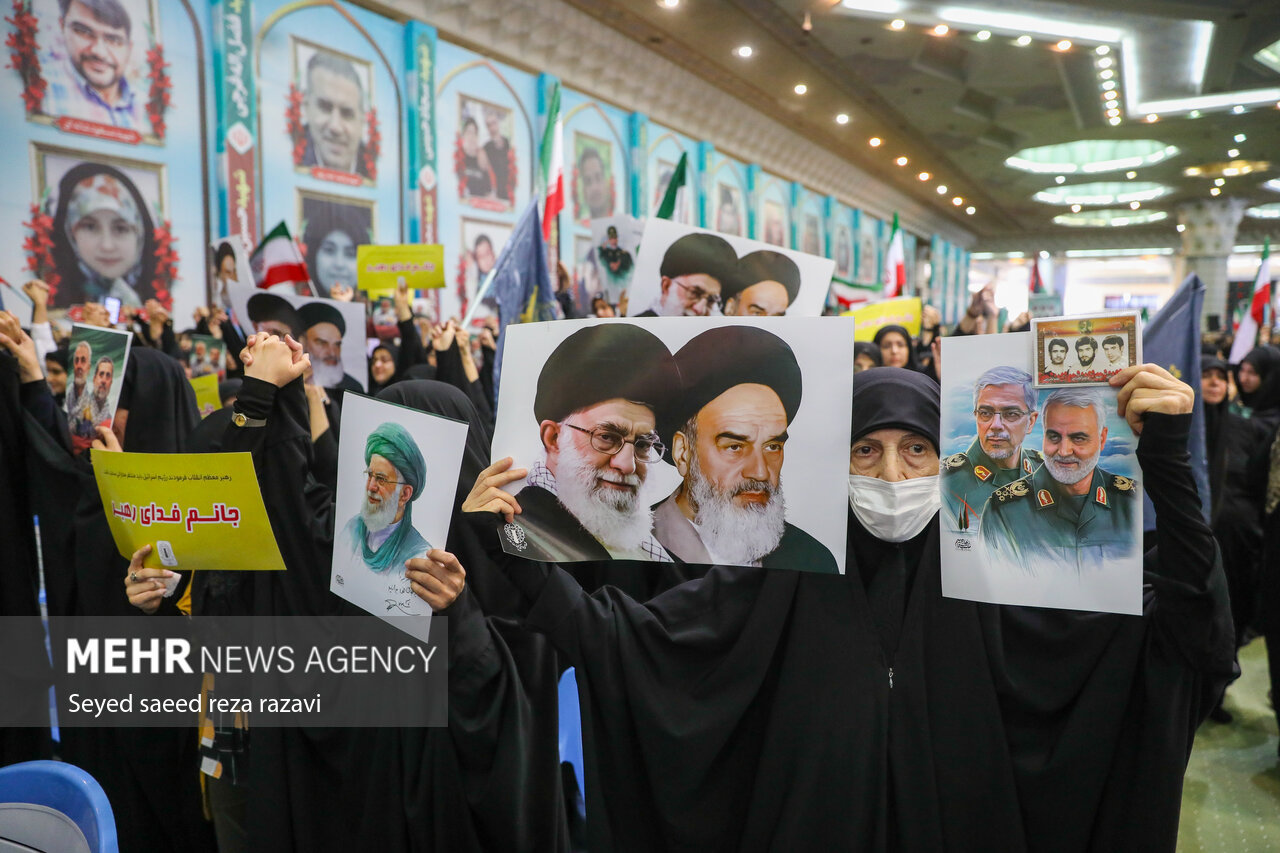 40th-day memorial for martyrs of Israel aggression in Tehran