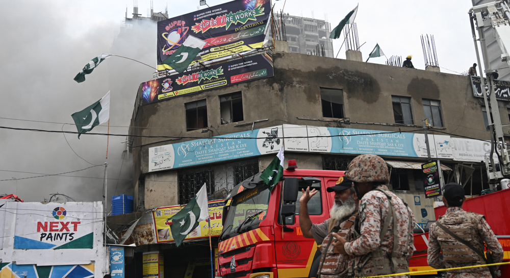Pakistan fireworks warehouse blast injures at least 34