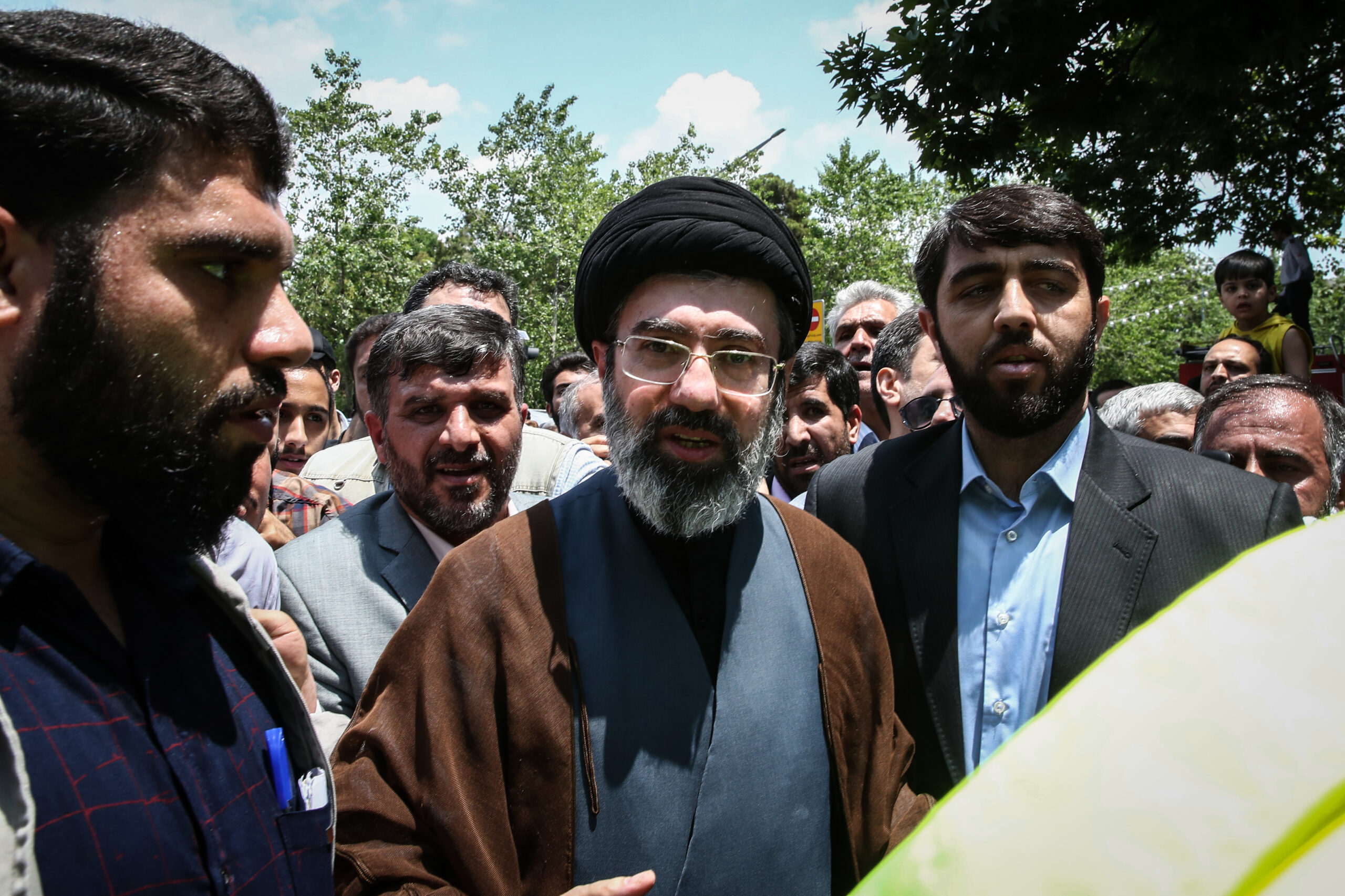 As the threat of conflict grows, Khamenei’s son is back in the spotlight