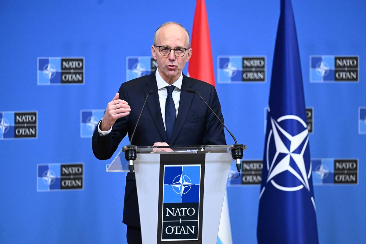 Luxembourg Prime Minister Luc Frieden in Brussels, Belgium on December 07, 2023. [Dursun Aydemir - Anadolu Agency]