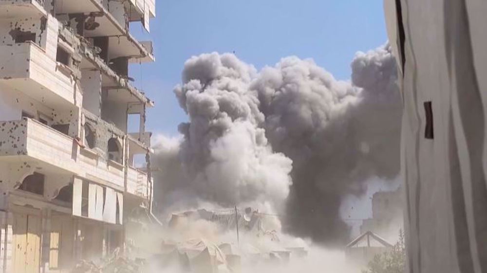 Israeli strike levels Mahanna Tower amid ongoing Gaza offensive