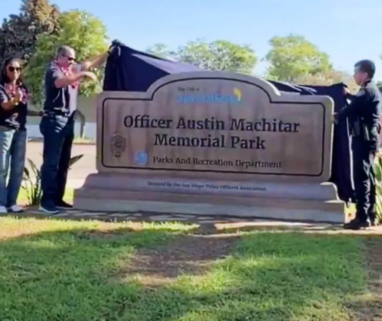 Mayor ‘furious’ after new memorial to late Officer Machitar vandalized