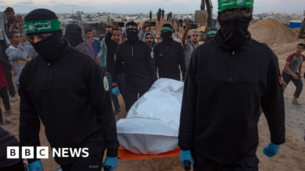 Israel receives coffins Hamas says contain two Gaza hostages’ bodies