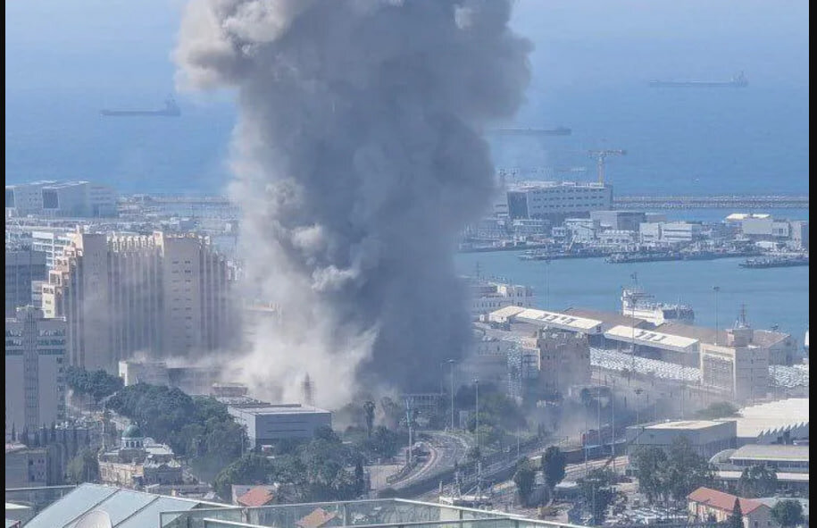 Haifa’s ‘Rocket Tower’ still damaged after Iranian strikes