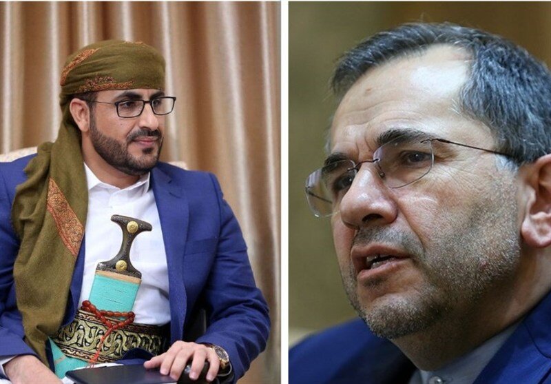 Iranian, Yemeni officials discuss implementing peace roadmap