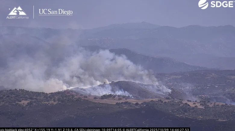 Evacuations ordered for brush fire burning east of Ramona