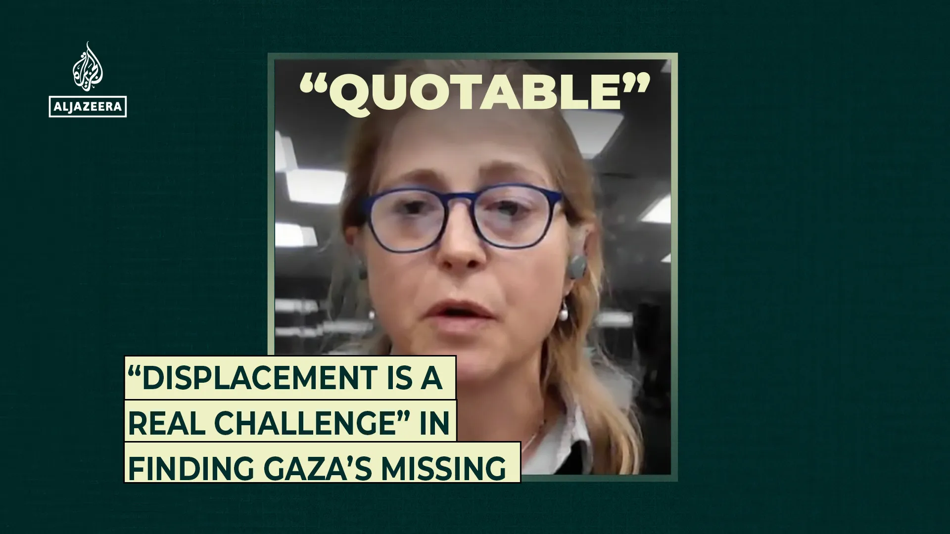 “Displacement is a real challenge” in finding Gaza’s missing | Gaza